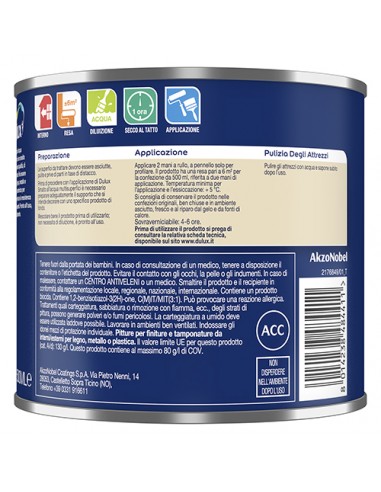 DULUX SMALTO ALL'ACQUA MULTISUPERFICI...